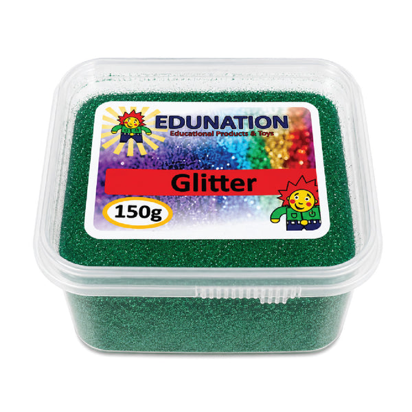 Glitter Tub 150g Green 1
