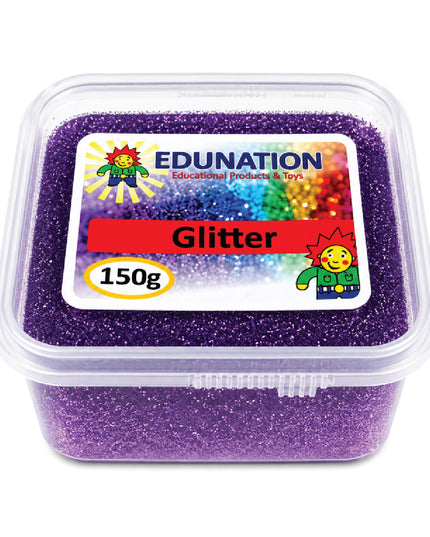 Glitter Tub 150g Purple 1