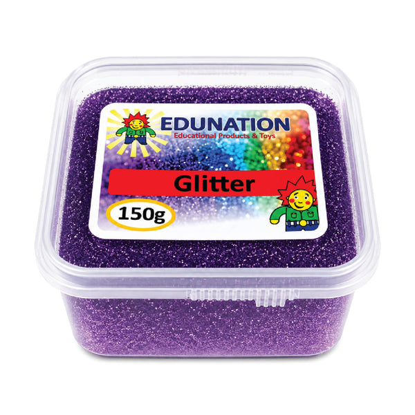 Glitter Tub 150g Purple 1
