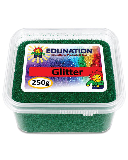 Glitter Tub 250g Green 1