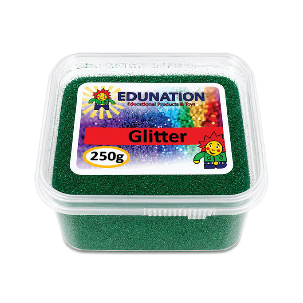 Glitter Tub 250g Green 1