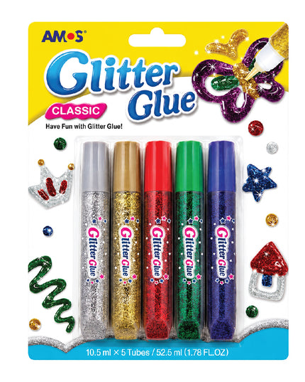 Glitter Tubes Amos 5 x 10.5ml 2