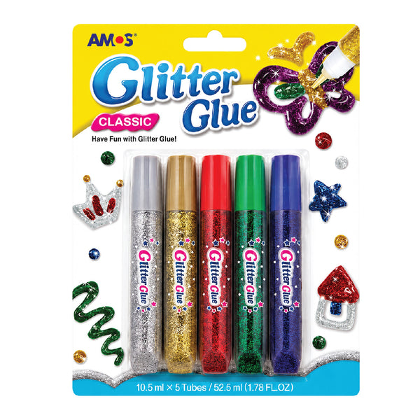 Glitter Tubes Amos 5 x 10.5ml 2