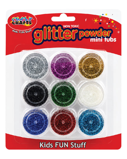 Glitter Tubs Crazy Mini Powder Tubs 9x2g 2