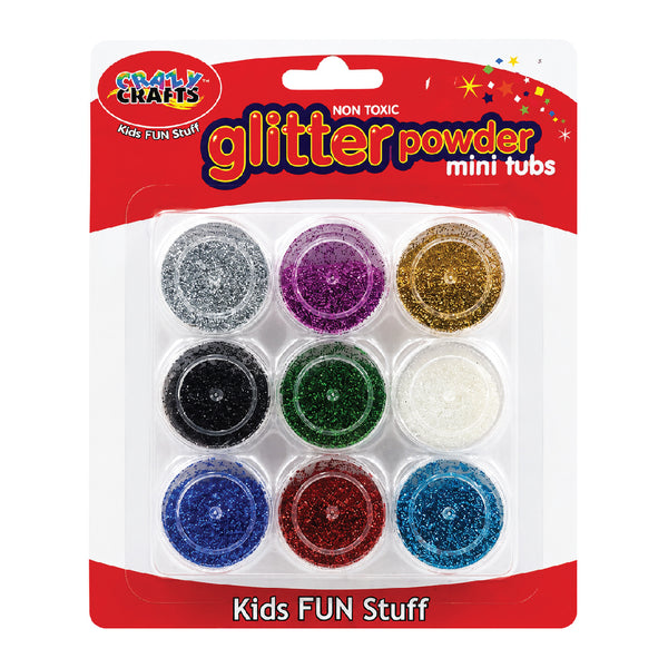 Glitter Tubs Crazy Mini Powder Tubs 9x2g 2