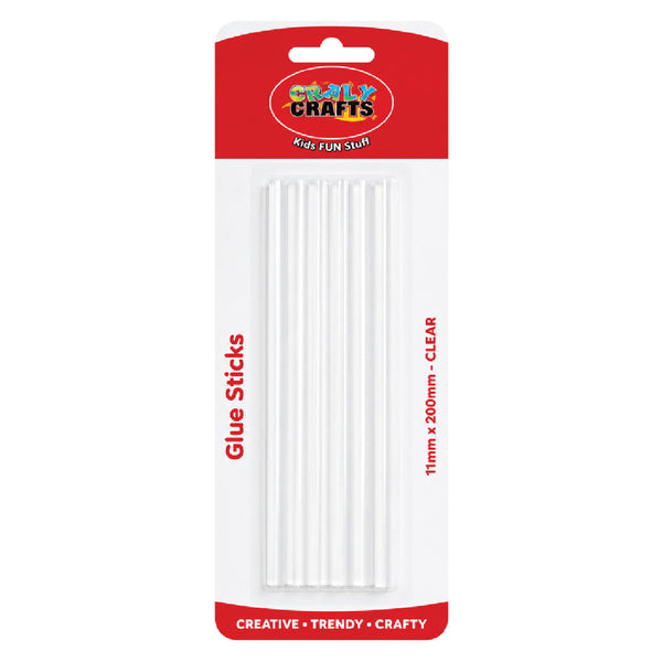 Glue Gun Sticks - Clear 11mm - 5 Piece 2