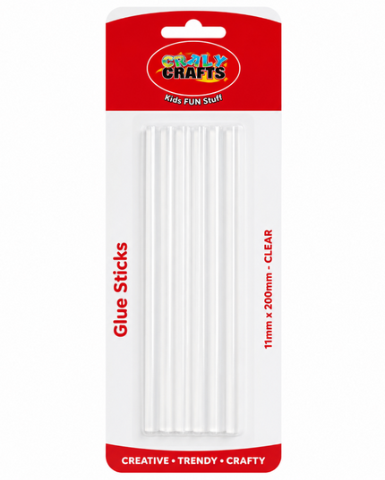 Glue Gun Sticks - Clear 11mm - 5 Piece