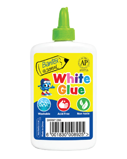 Glue White Bantex 120g with applicator cap 1
