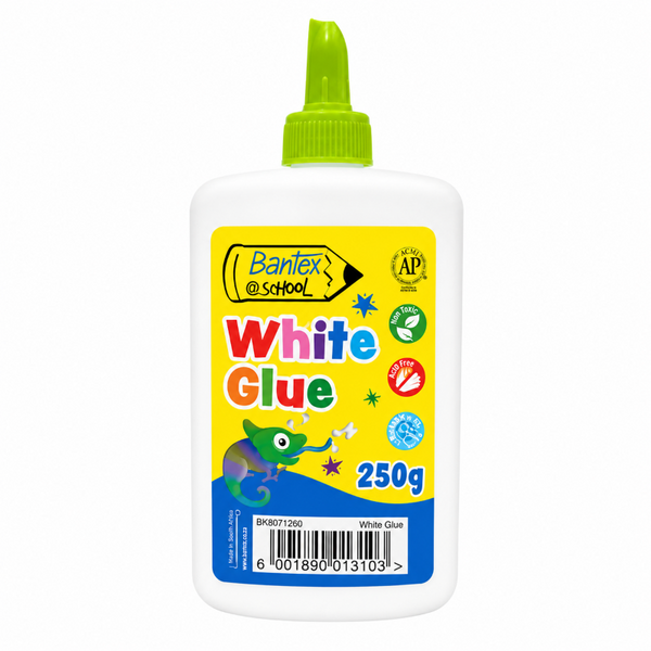 Glue White Bantex 250g with applicator cap