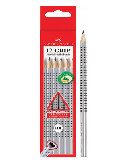 HB Grip Graphite Pencils 12's - Faber Castell 2
