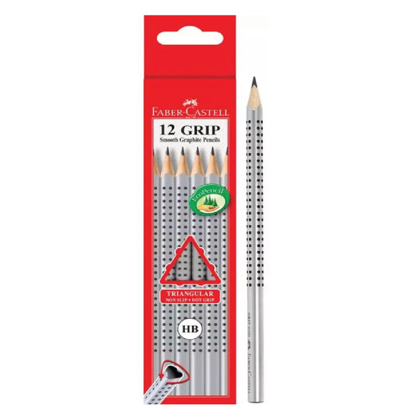 HB Grip Graphite Pencils 12's - Faber Castell 2