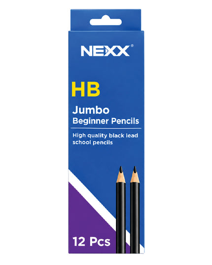 HB Jumbo Beginner Pencils 12 Piece - Nexx 2