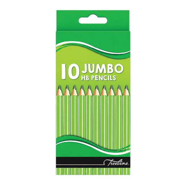 HB Jumbo Graphite Pencil 10 Piece - Treeline 2
