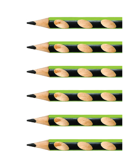HB Pencil Groovee Grip Jumbo 6's - Iwrite 6