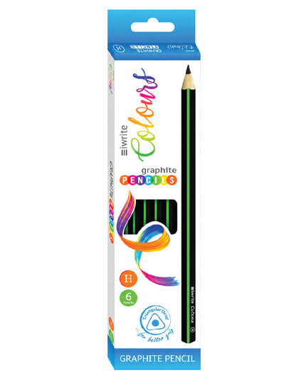 H Pencil 6 Piece - Iwrite 2