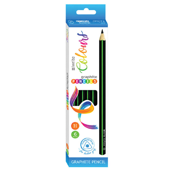 H Pencil 6 Piece - Iwrite 2