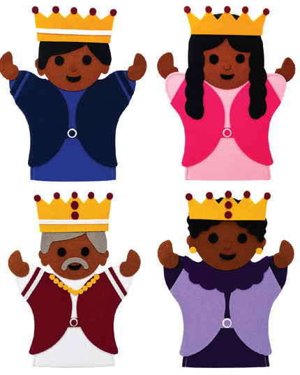 Hand Puppet - African Fantasy - Set of 4 1