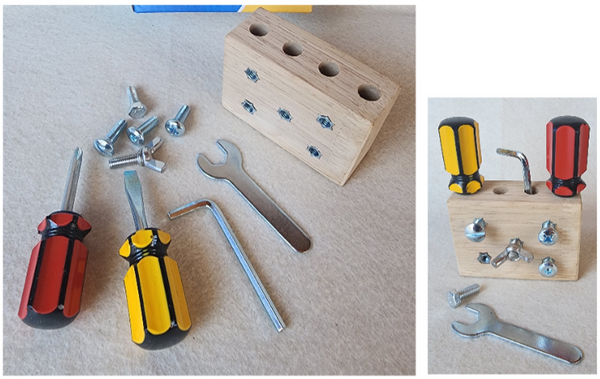 Handyman Tool Block with Screw