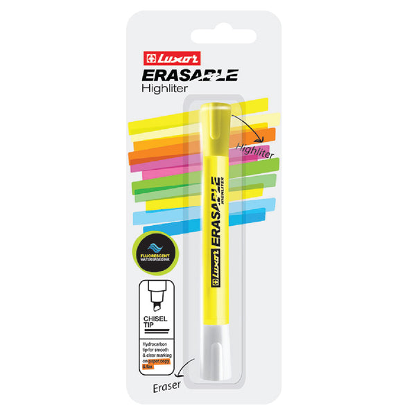 Highlighter Erasable - Yellow - Luxor 2