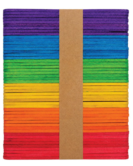 Ice Cream Sticks Colour 9.3cm x 1cm 50's 2