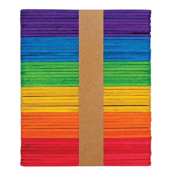 Ice Cream Sticks Colour 9.3cm x 1cm 50's 2