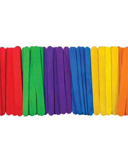 Ice Cream Sticks Colour 9.3cm x 1cm 50's 4