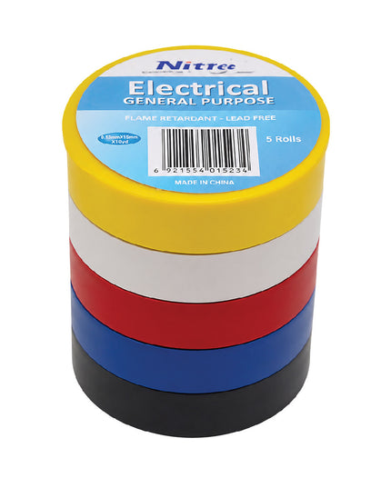 Insulation Tape - Assorted Tape 18mm x 20m 4