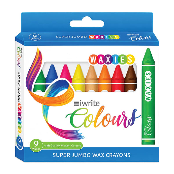 Jumbo Wax Crayons 9's Iwrite 2