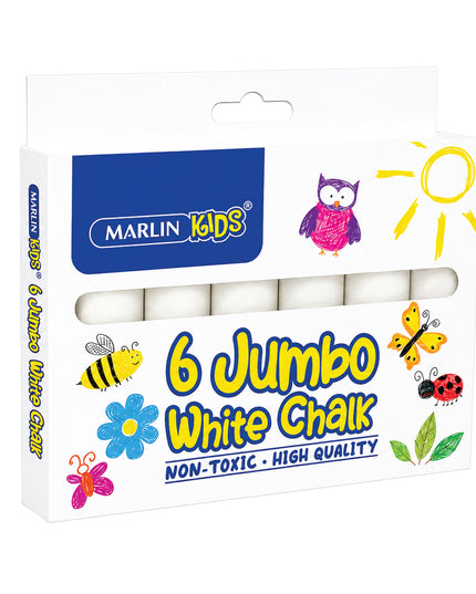 Jumbo White Chalk 6's - Marlin 1