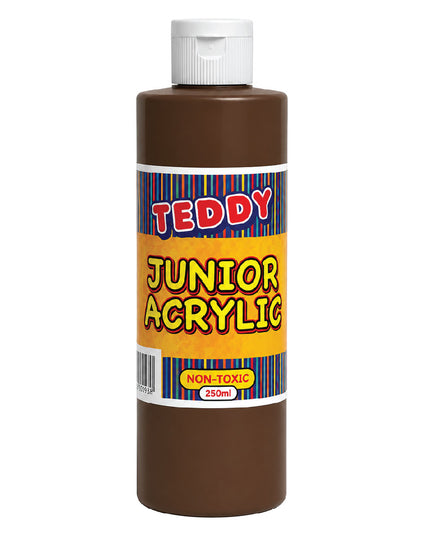 Junior Acrylic Paint 250ml - Brown 1