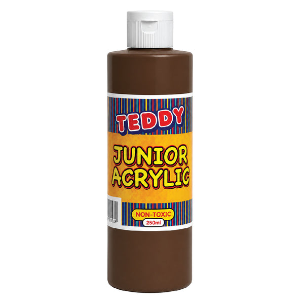 Junior Acrylic Paint 250ml - Brown 1
