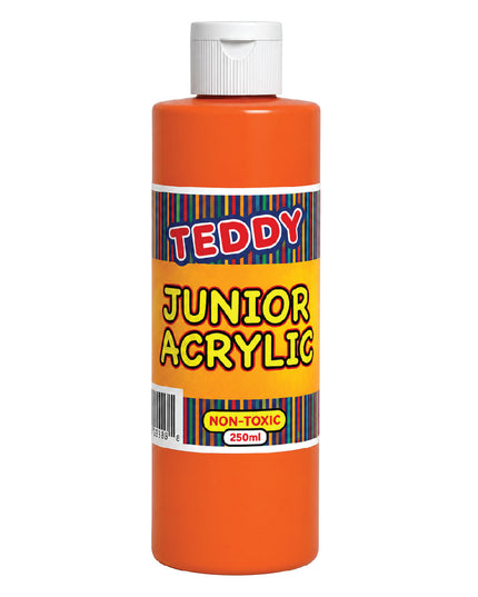 Junior Acrylic Paint 250ml - Orange 2