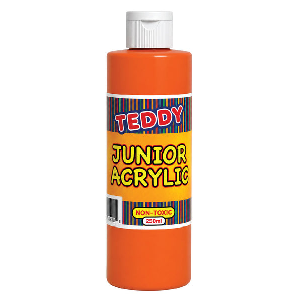 Junior Acrylic Paint 250ml - Orange 2