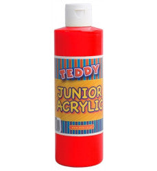 Junior Acrylic Paint 250ml - Red