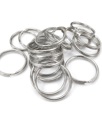 Key Rings Silver 25mm 20 Piece 2