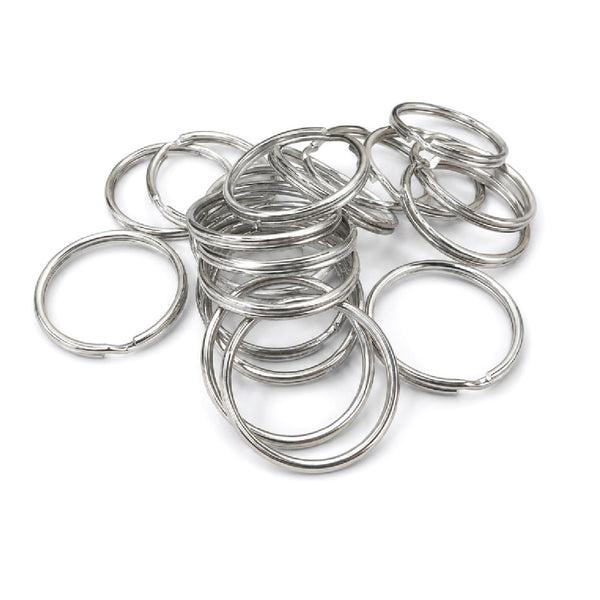 Key Rings Silver 25mm 20 Piece 2