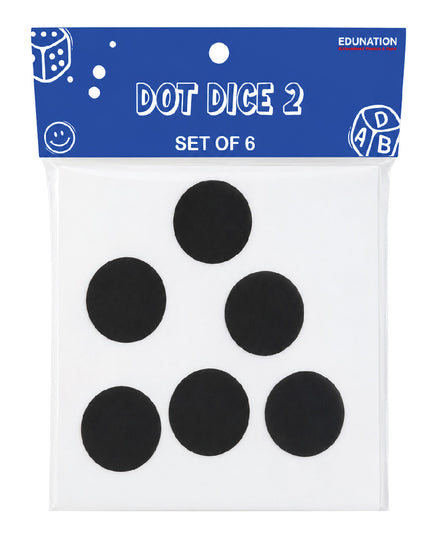 Klanke Blok / Sound Block Dot Dice 2 Cards - Set of 6 1