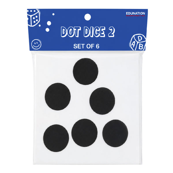 Klanke Blok / Sound Block Dot Dice 2 Cards - Set of 6 1
