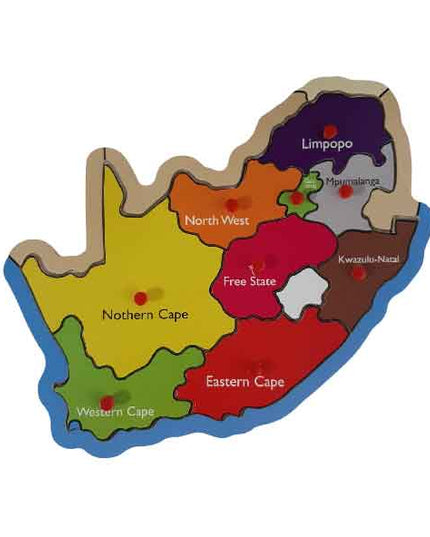 Knob Puzzle - SA Map
