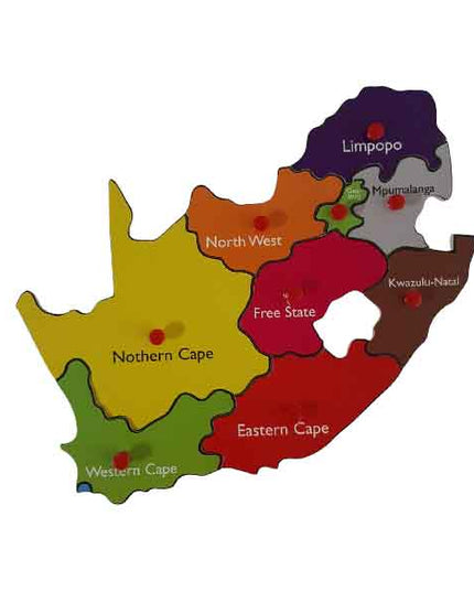 Knob Puzzle - SA Map