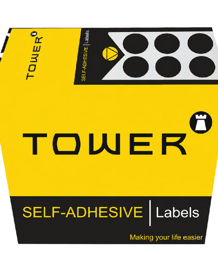 Labels - C10mm - Dot Black - 700's 2