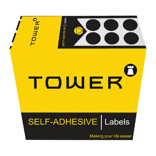 Labels - C10mm - Dot Black - 700's 2
