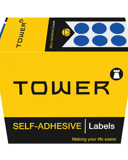 Labels - C10mm - Dot Blue - 700's 2