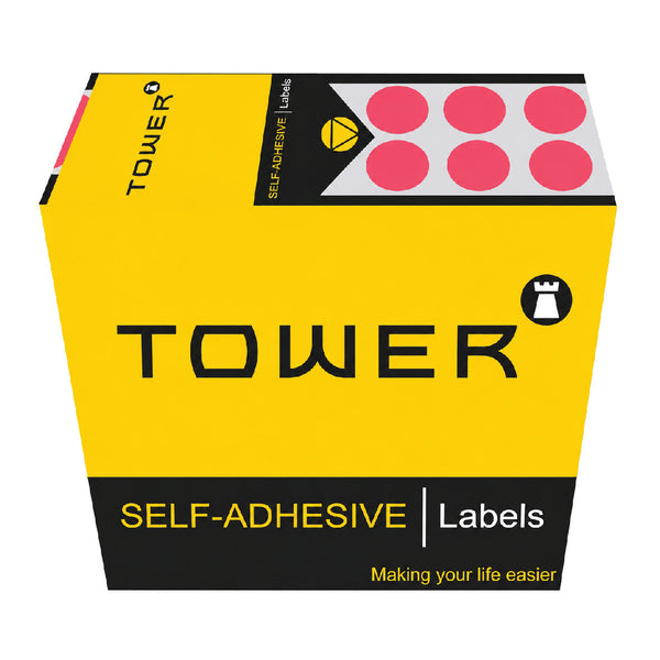 Labels - C10mm - Dot Pink - 700's 2