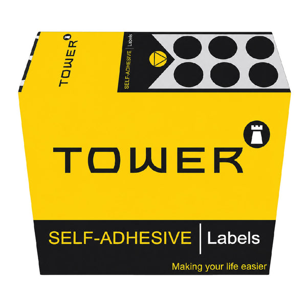 Labels - C13mm - Dot Black - 400's 2
