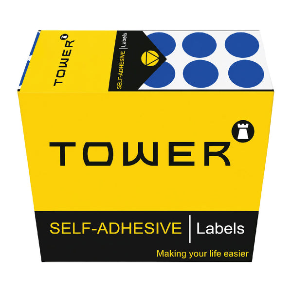 Labels - C13mm Dot Blue - 400's 2