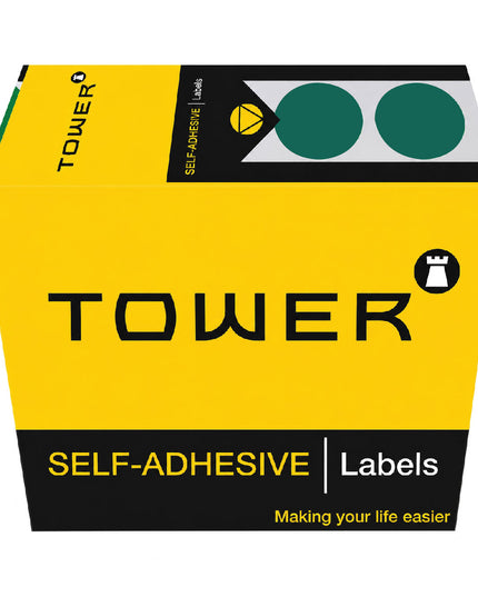 Labels - C19mm - Dot Green - 250's 2