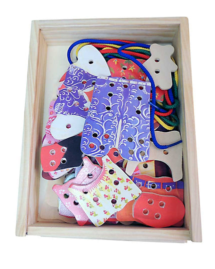 Lacing Bear With Clothes 2