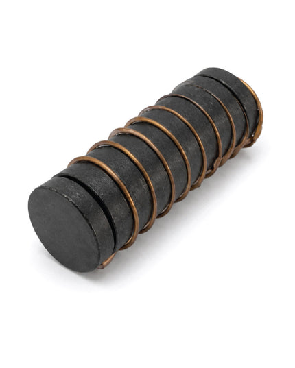 Magnet Round Self-Adhesive 20mm Black 10 Piece 2