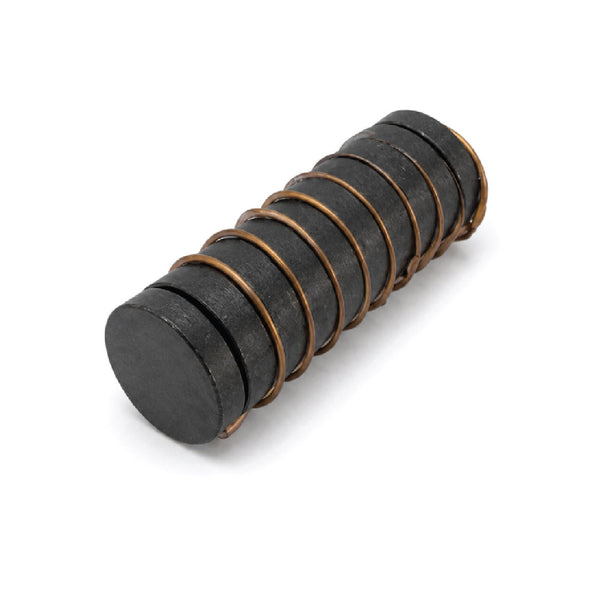 Magnet Round Self-Adhesive 20mm Black 10 Piece 2